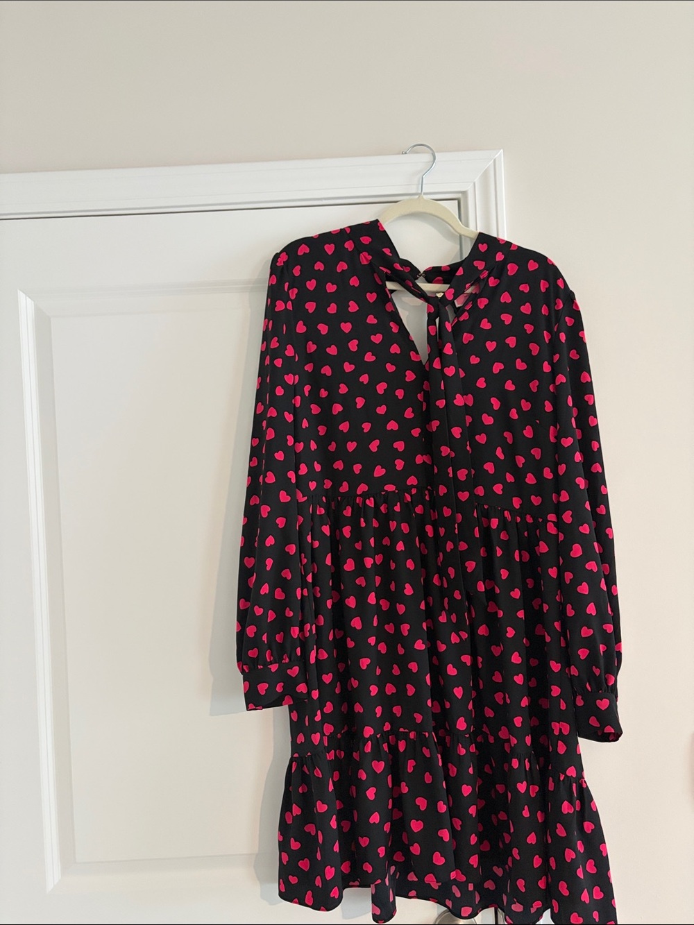 Kate Spade “Heartbeat” Tie Neck Shirt dress-NWT Size 14